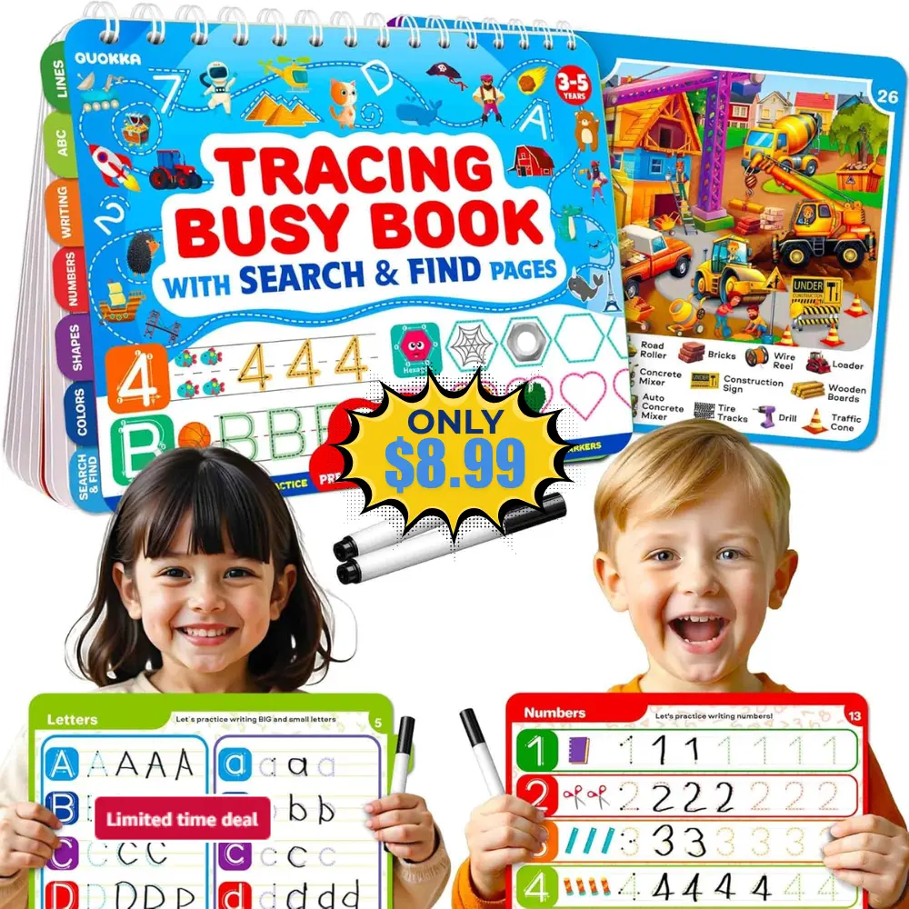 Toddler Dry Erase Learning Workbook Deal: Save 10%