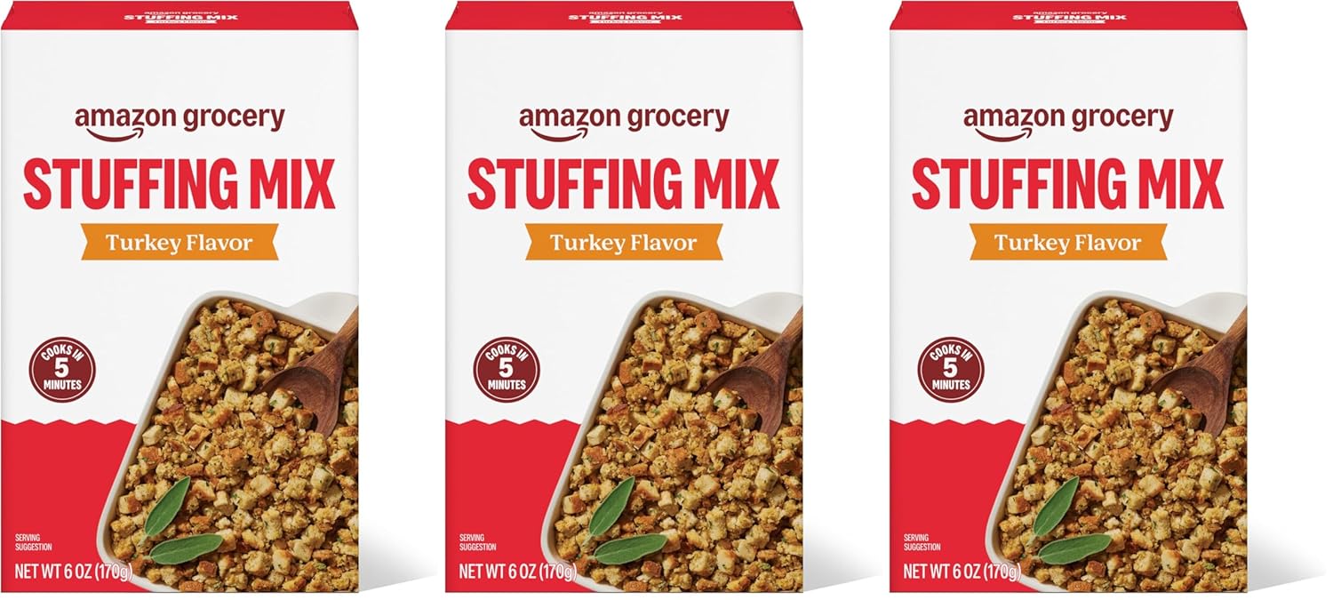 Amazon Fresh 3-Pack Stuffing Mix deal at Amazon