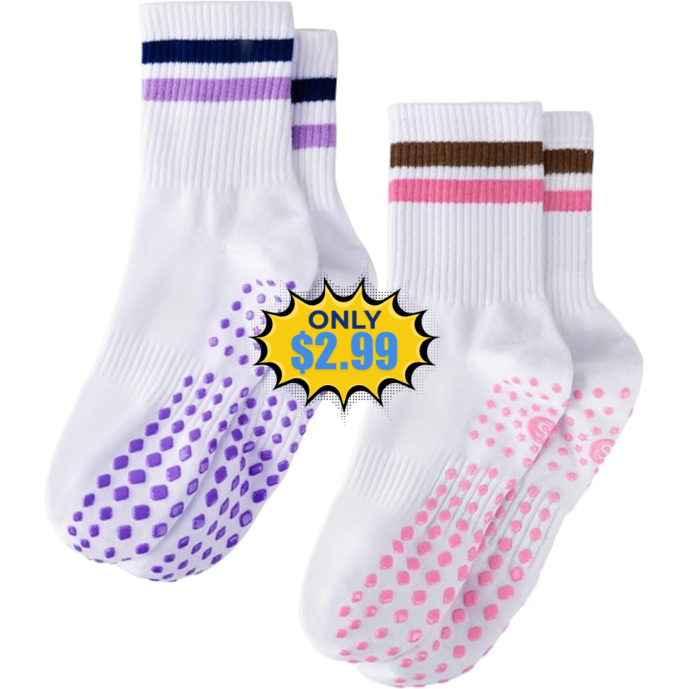 Pilates Grip Socks Women Deal: Save with Promo Code