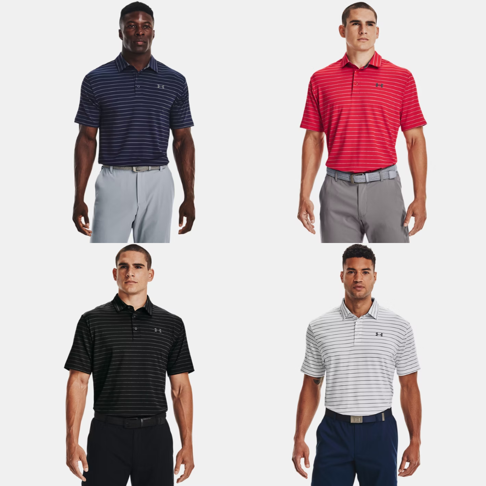 UA Playoff Core Stripe Men’s Polo Deal at Under Armour: Save $17.03