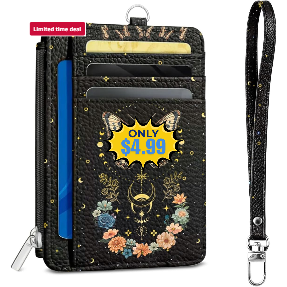 Butterfly Credit Card Holder Slim Wallet Deal: Save 50%