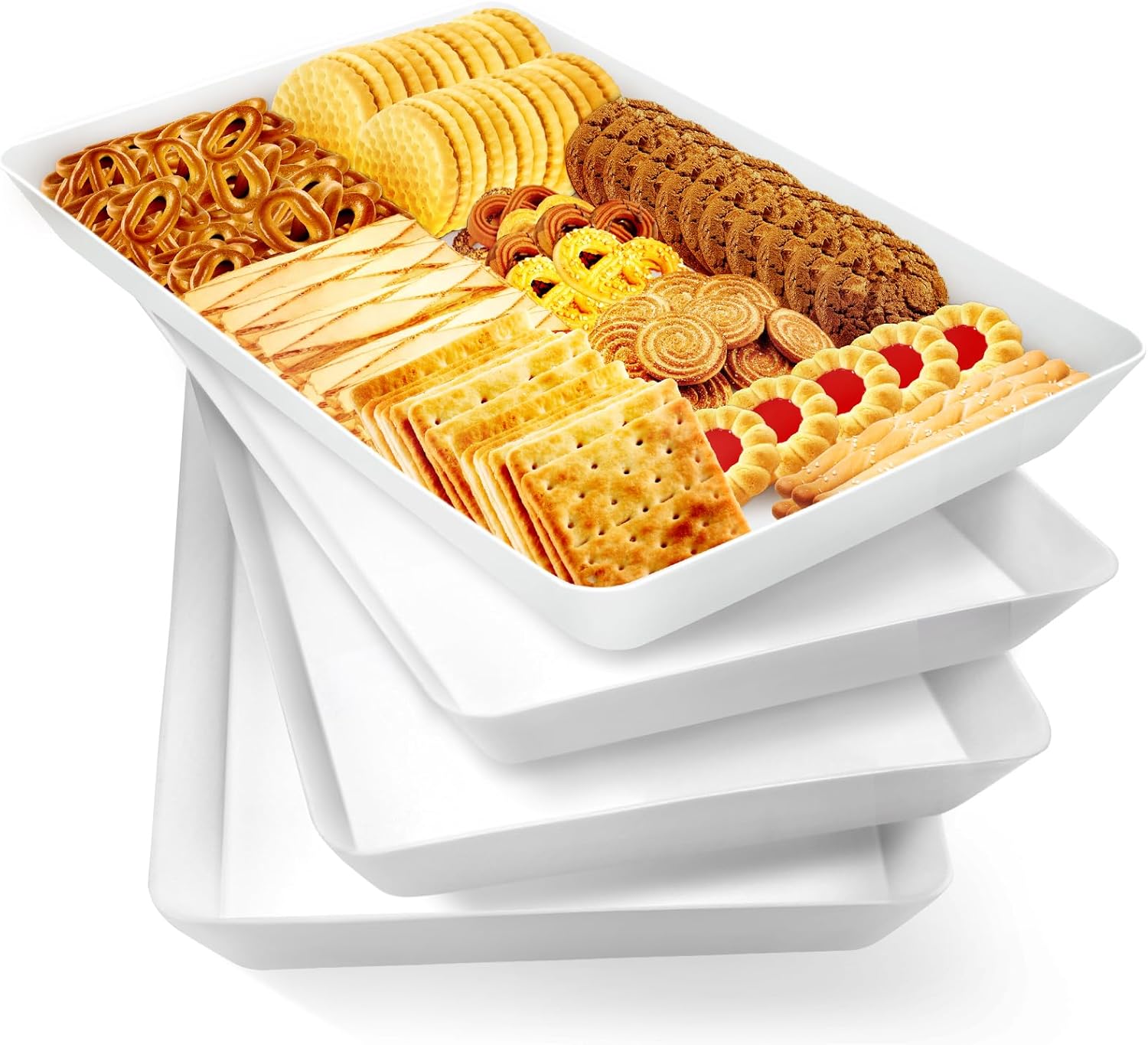 4-Piece Serving Trays Only $12.99 (Reg. $15.99) at Amazon