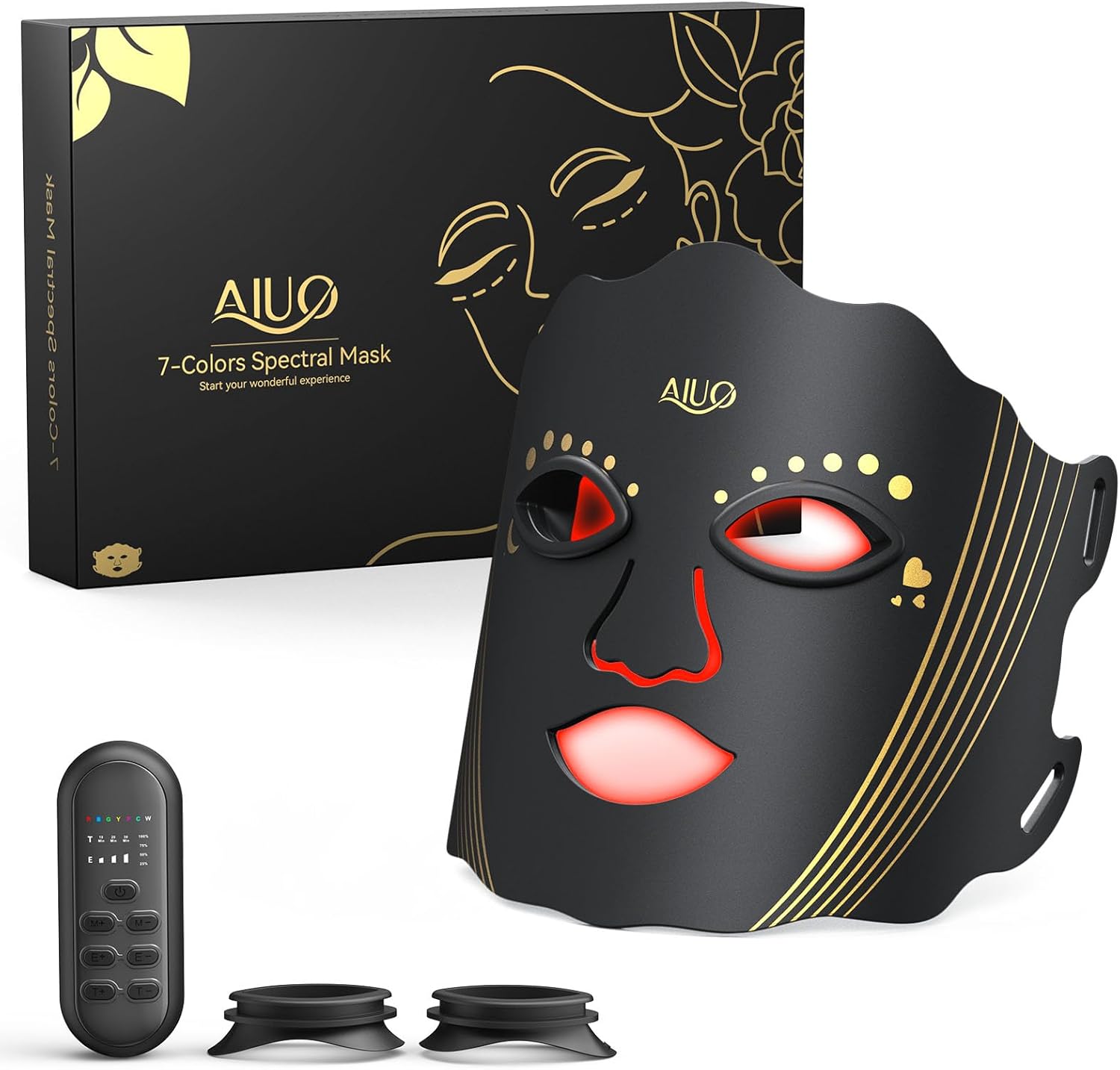 Red Light Therapy Mask on Amazon with discounted price tag