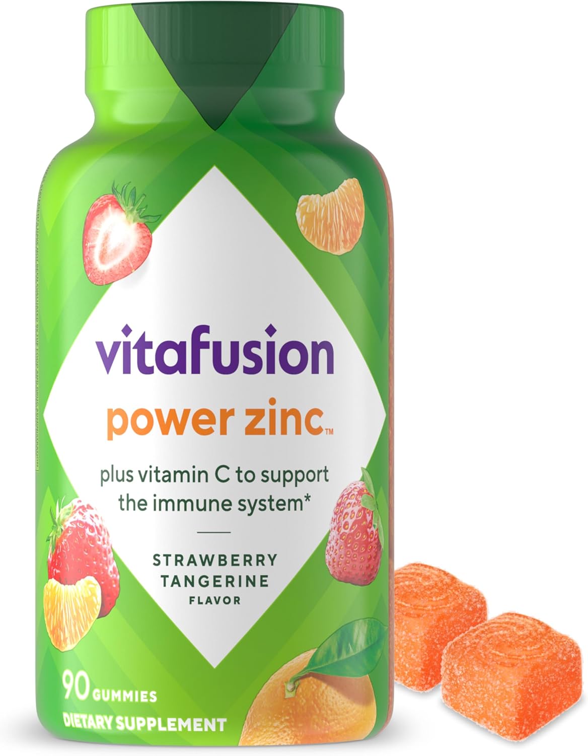 Vitafusion Power Zinc Gummy Vitamins 90 Count on Amazon sale page