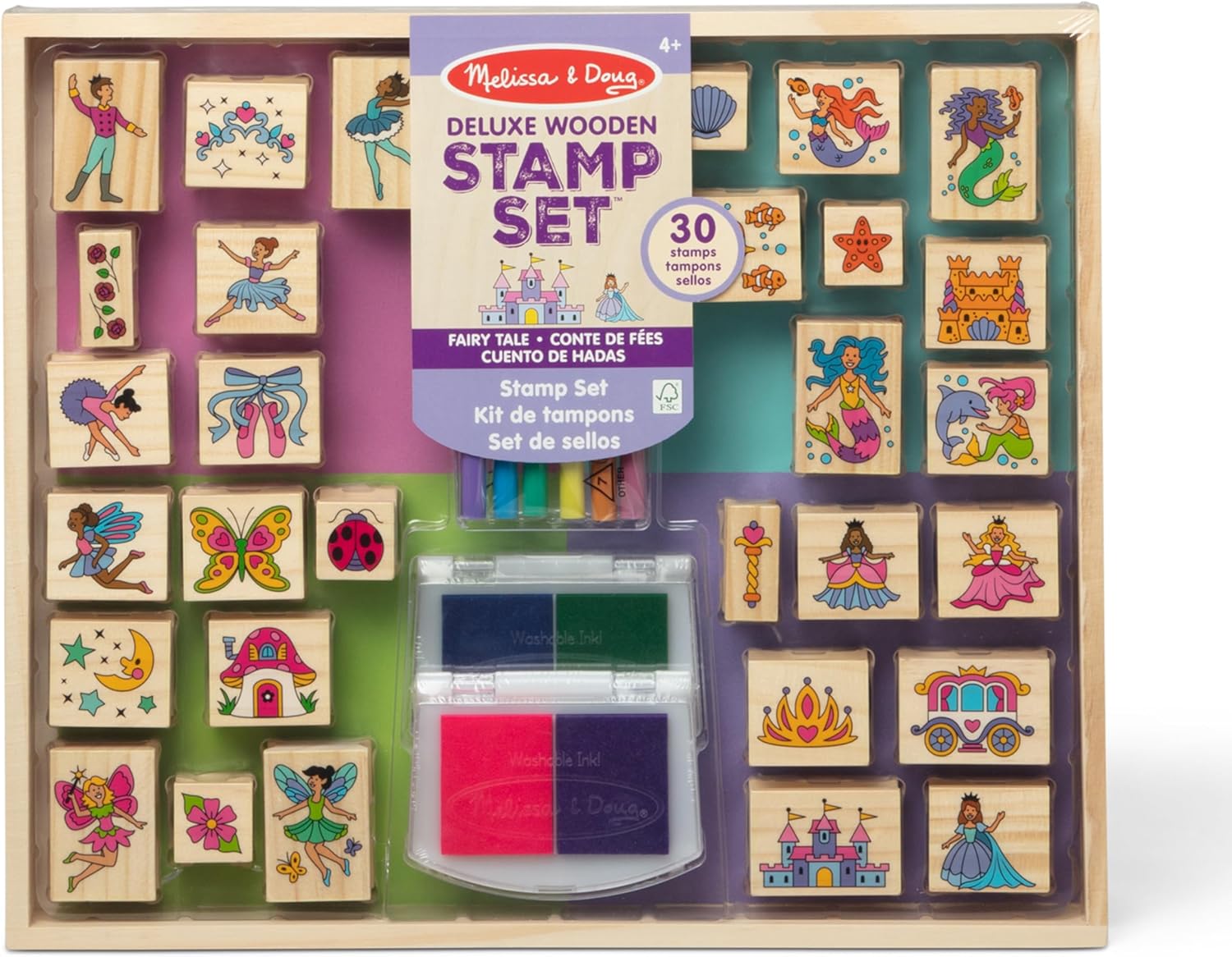 Melissa & Doug Wooden Stamp & Coloring Set Only $19.80 (Reg. $36) at