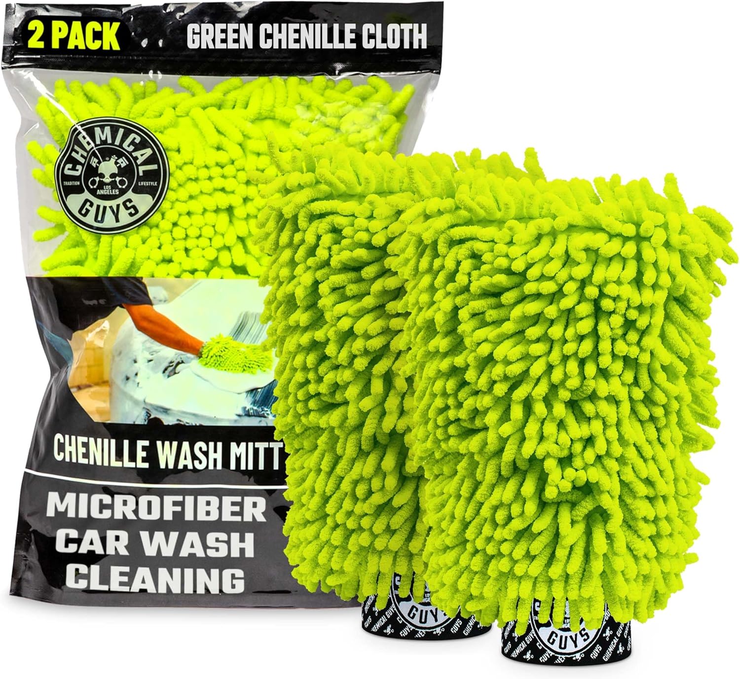 Chemical Guys Chenille Premium Scratch-Free Microfiber Wash Mitt on Amazon sale