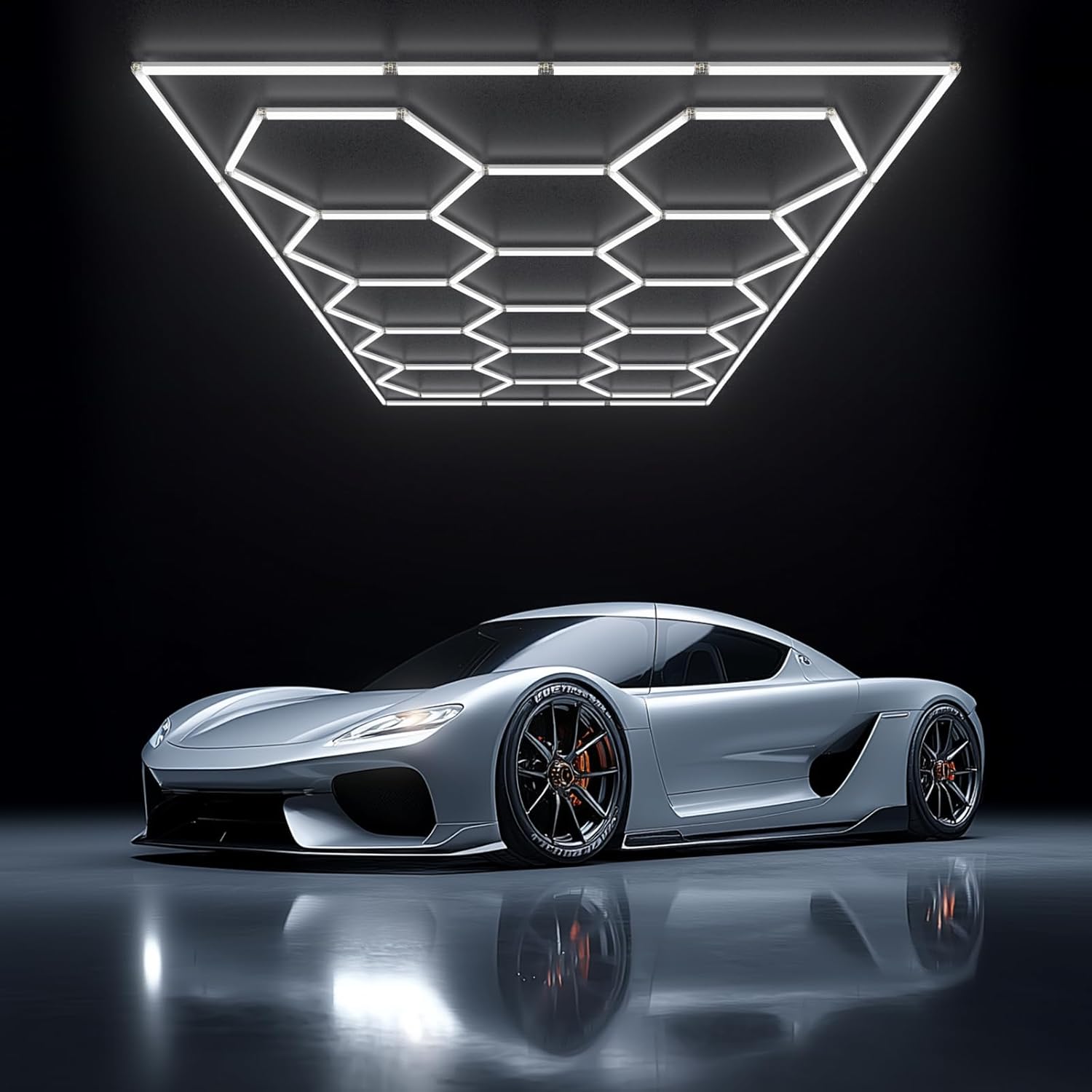 X-Litall Hexagon Garage Light on Amazon