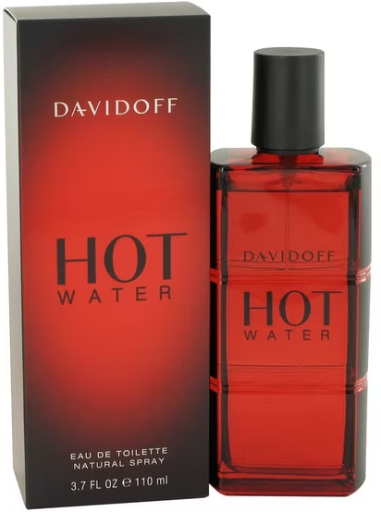 Davidoff Hot Water Eau De Toilette Spray for Men 3.7 oz at Walmart