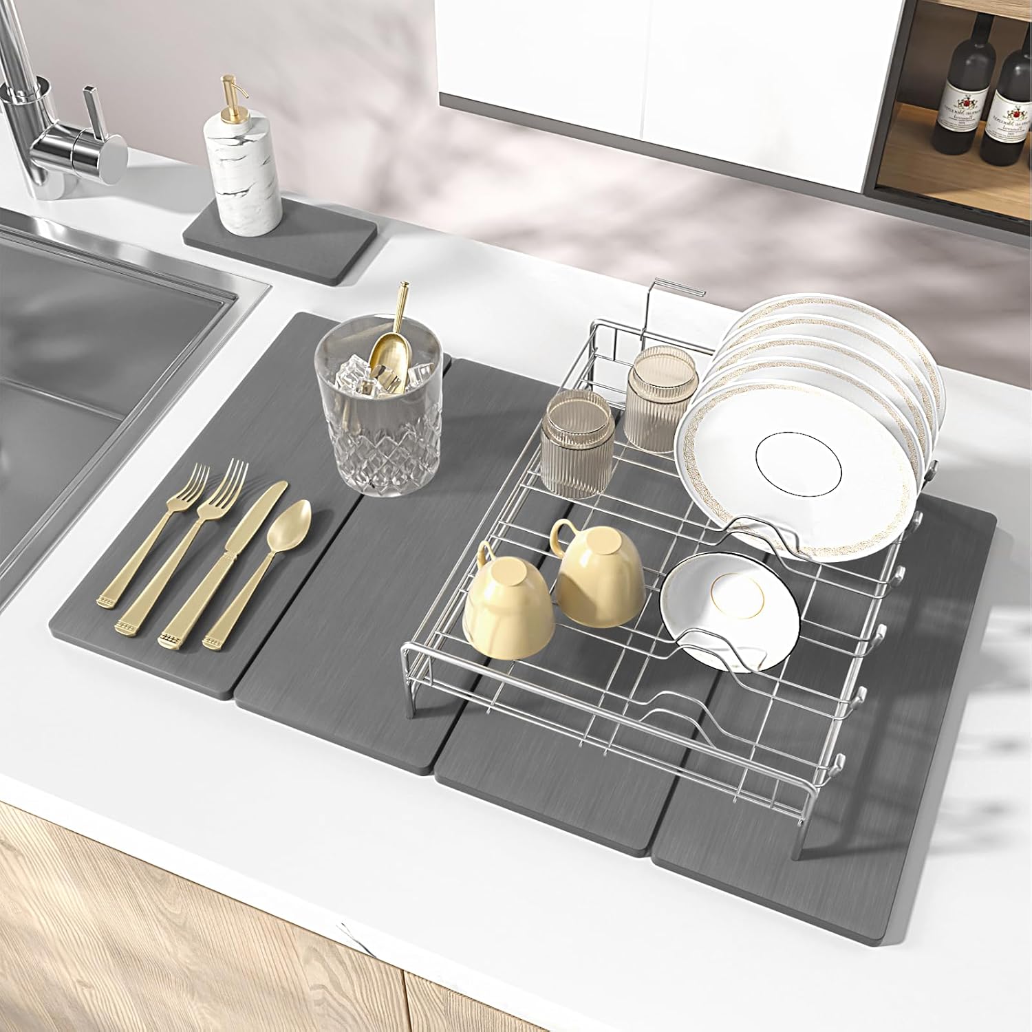 Stone Drying Mat for Kitchen Counter on Amazon