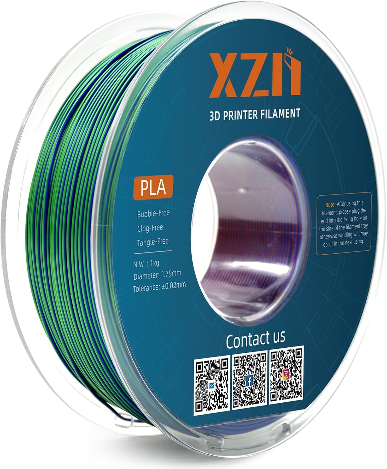 3D Printer Silk PLA Tri-Color Filament,Metal-Like Shiny Silk deal at Amazon