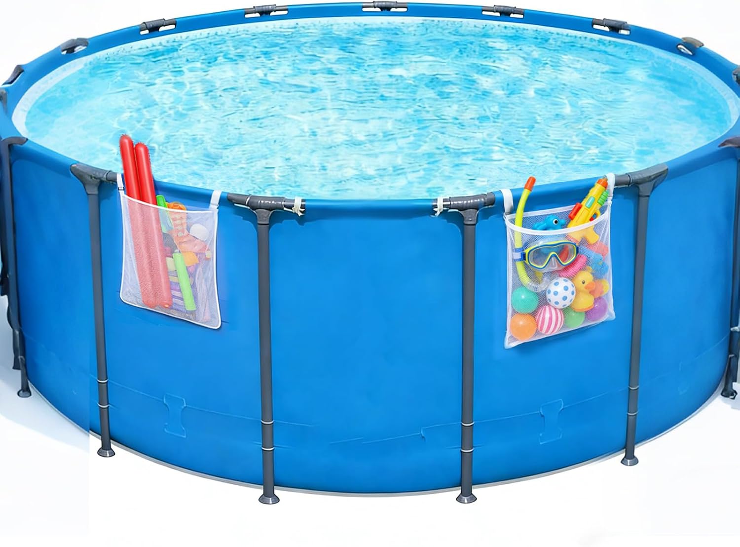Patented Design! Poolside Mesh Storage Bags with Adjustable deal at Amazon