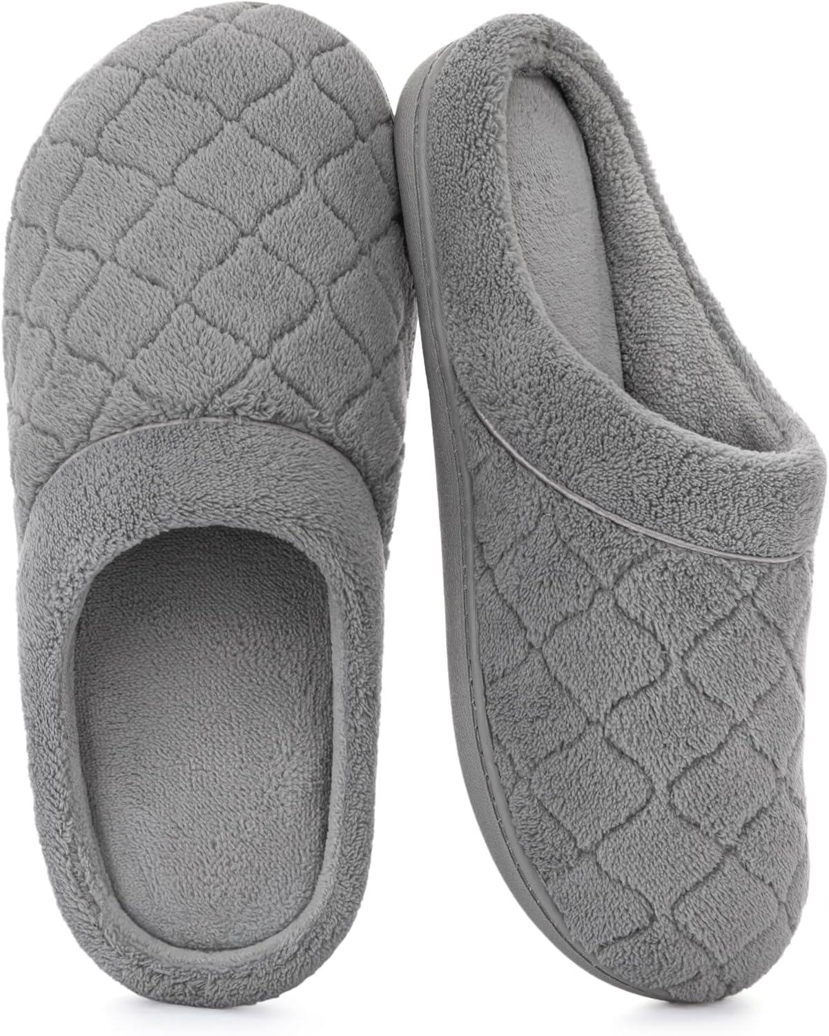 ULTRAIDEAS Women's Indoor Terry Clog Slippers with Memory Foam on Amazon