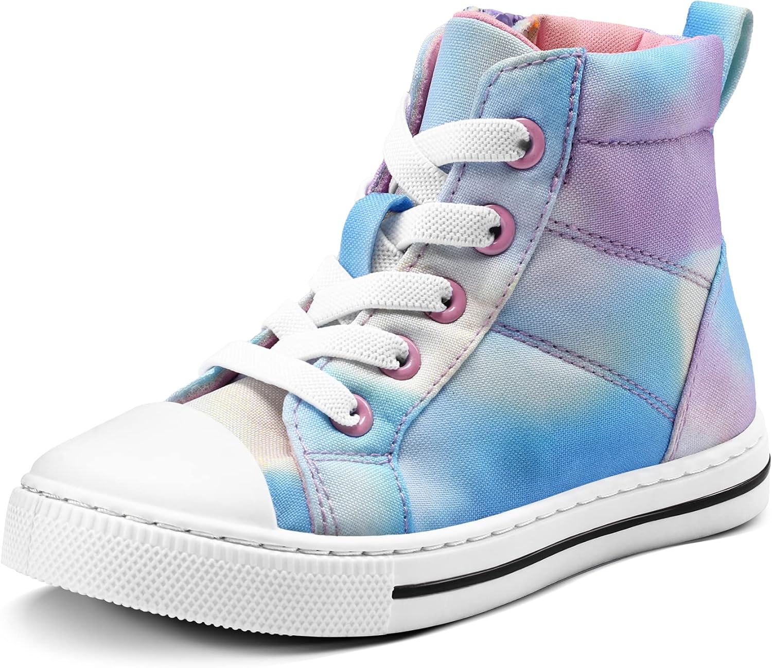 K KomForme Kids Sneakers for Boys and Girls Toddler Canvas H deal at Amazon