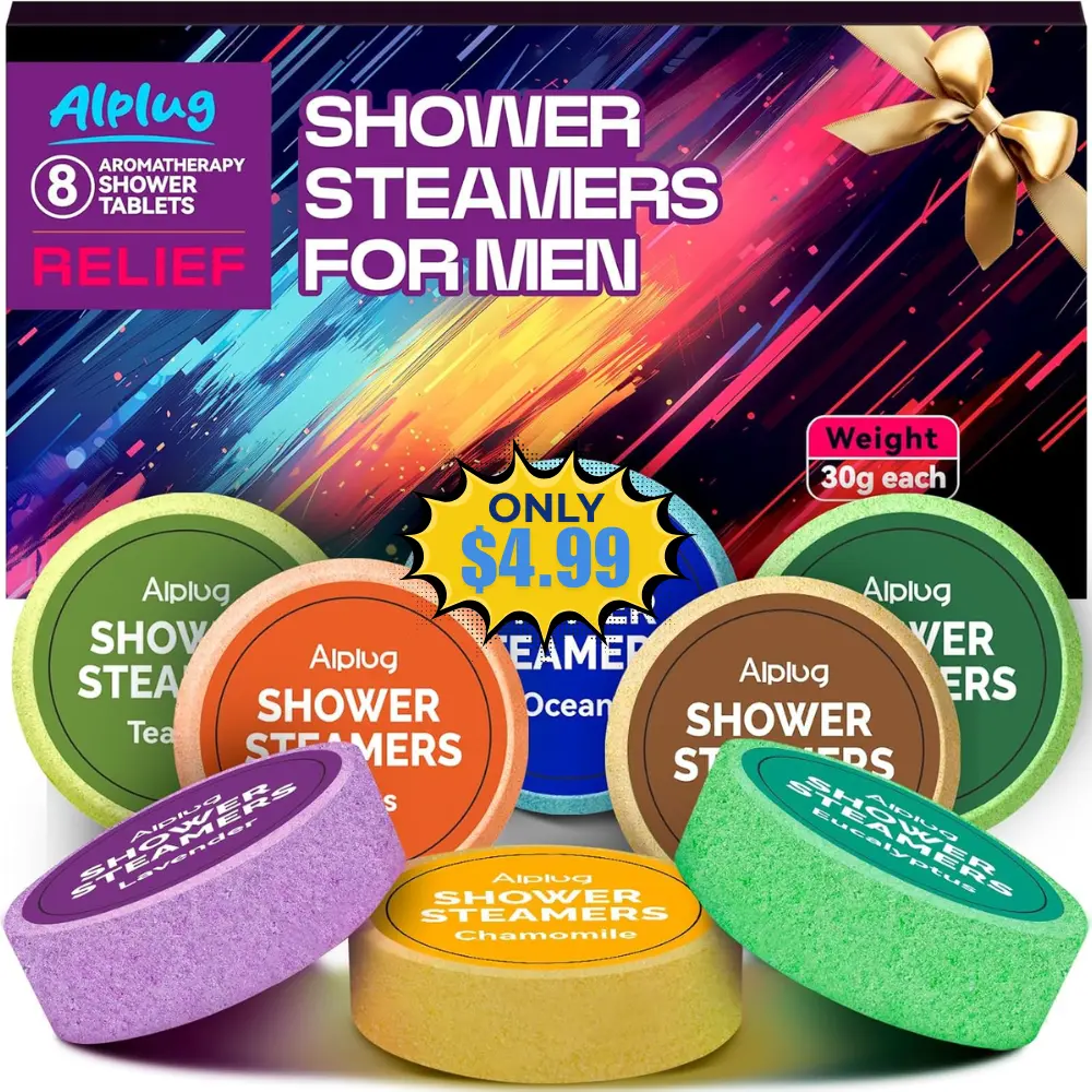 Shower Steamers for Men 8 Pack Deal: Save 38%