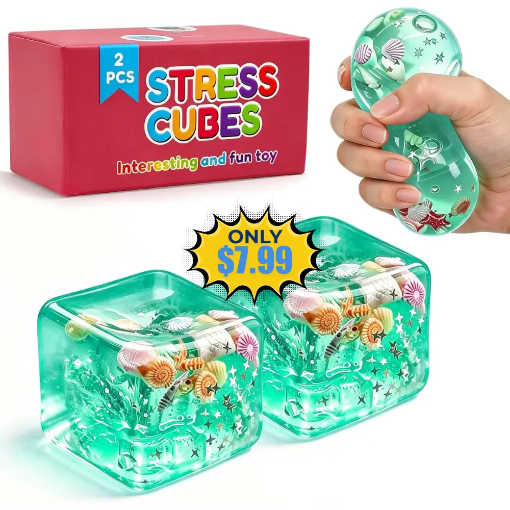 Ice Cube Squishy Stress Toy Promo: Save with Code 2BG58DYJ