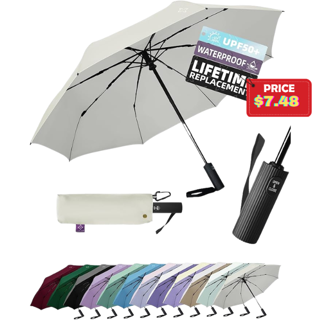 Compact Folding Umbrella Deal: Save 50%