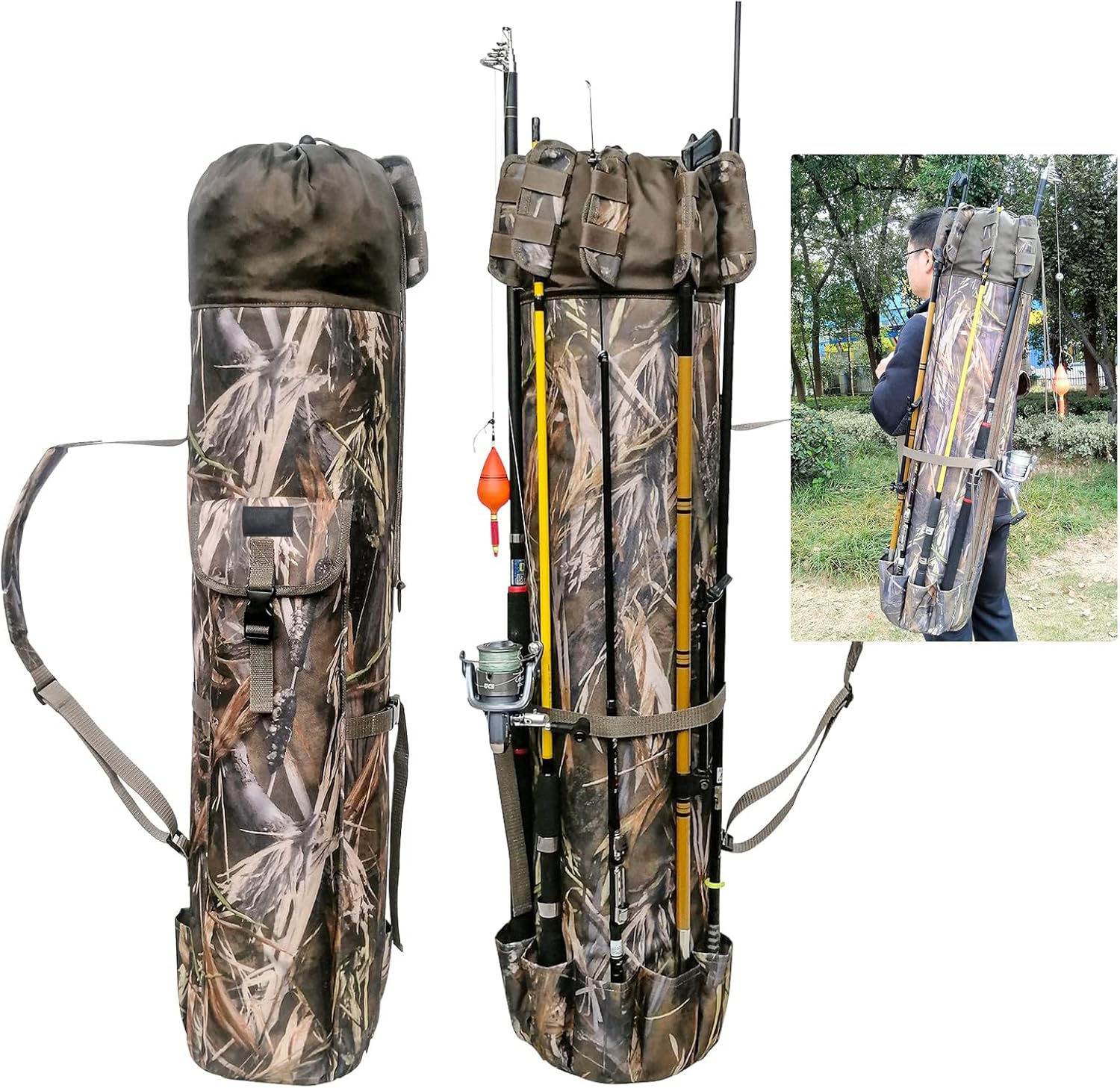 DONQL Fishing Rod Bag Backpack Only $34.99 at Amazon