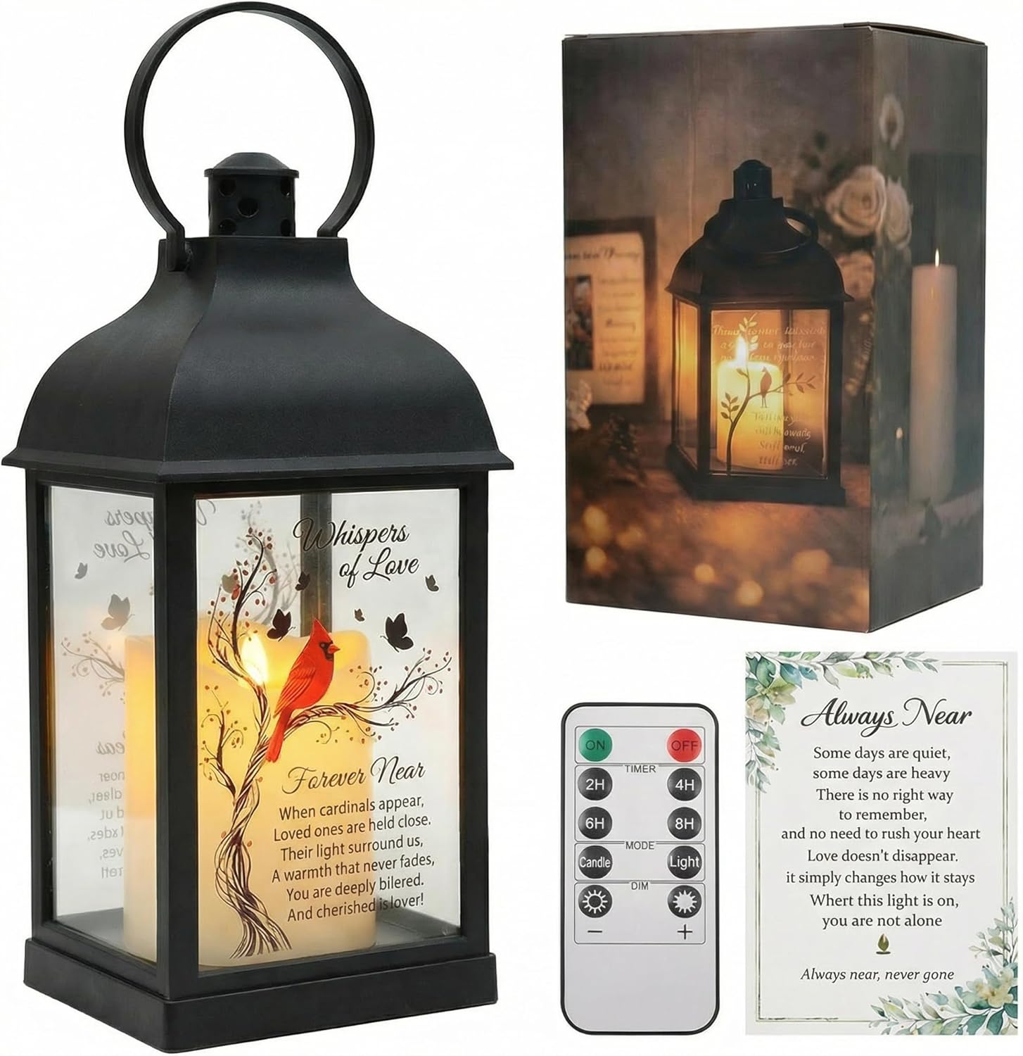 Memorial Lantern with Card,Sympathy Gifts Only $19.99 at Amazon