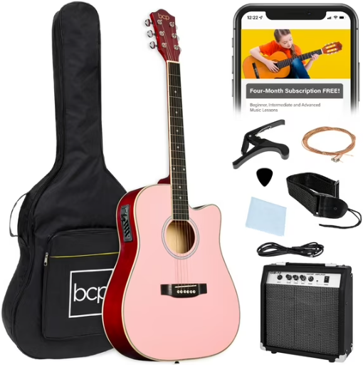 Best Choice 41″ Acoustic Electric Guitar Only $79 (Reg. $243) at