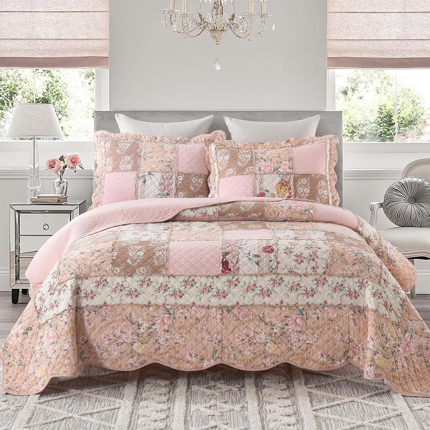 Yvooxny Quilts Queen Size Only $76.1 (Reg. $108.99) at Amazon