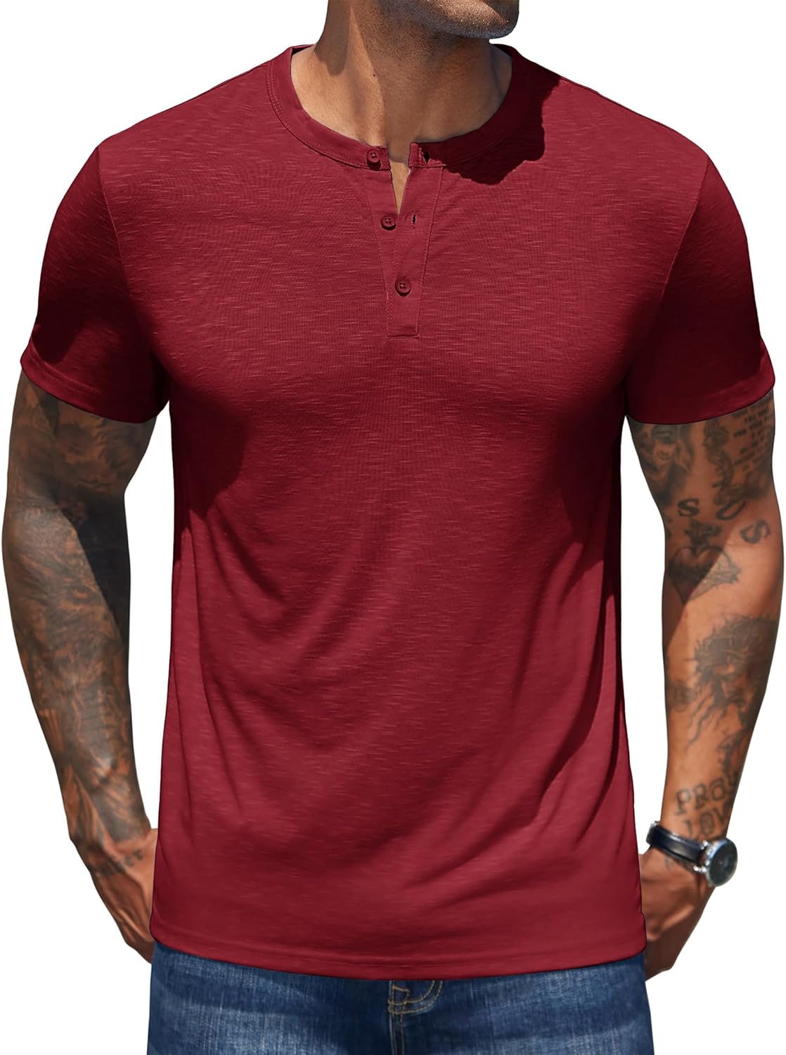 COOFANDY Mens Henley T Shirts Only $9.99 (Reg. $9.99) at Amazon