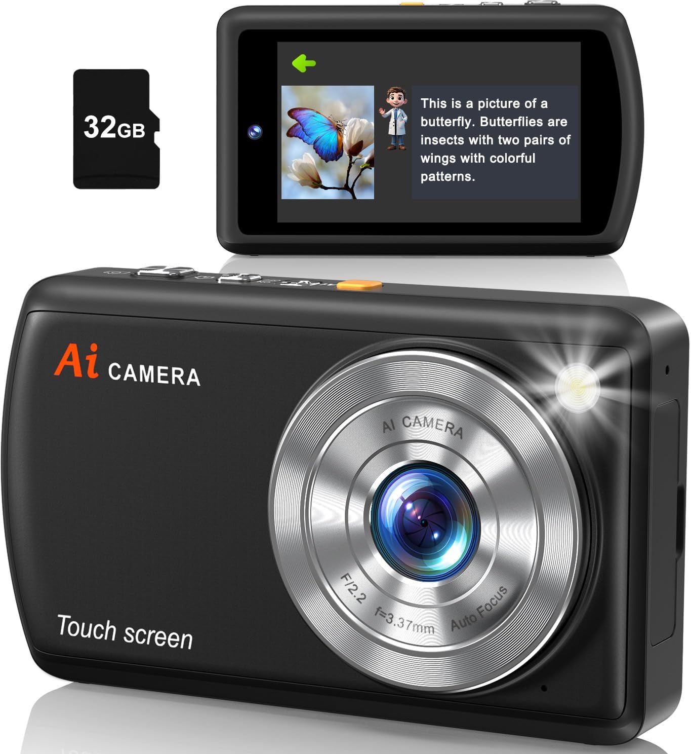 DSOEKEU AI Digital Camera, WiFi Cameras Only $39.99 at Amazon