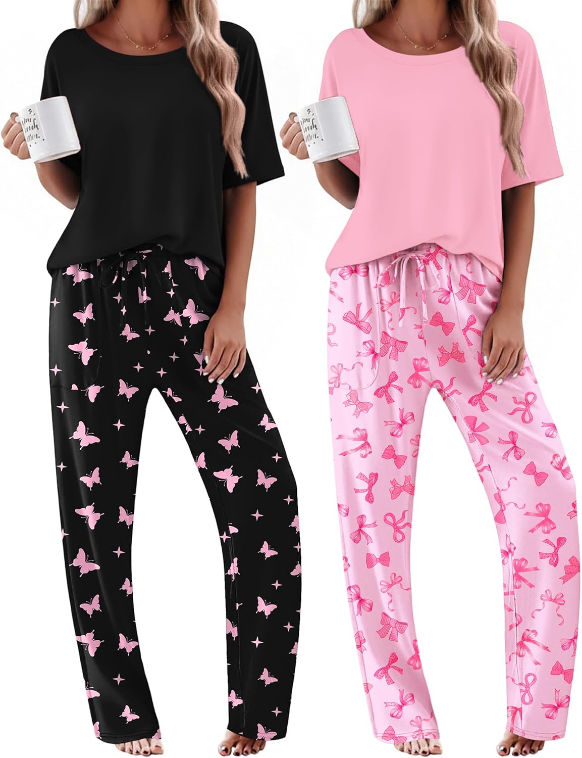 Ekouaer 2-Pack Women’s Pajama Sets only Only $33.99 at Amazon