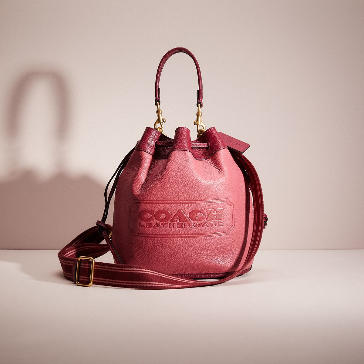 Coach Leather Bucket Bag (3 Colors) for $169 at Coach