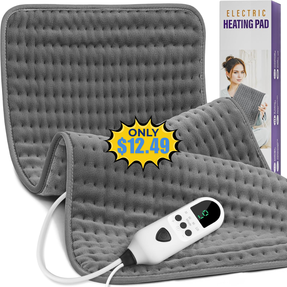 Electric Heating Pads Large Deal: Save 22%