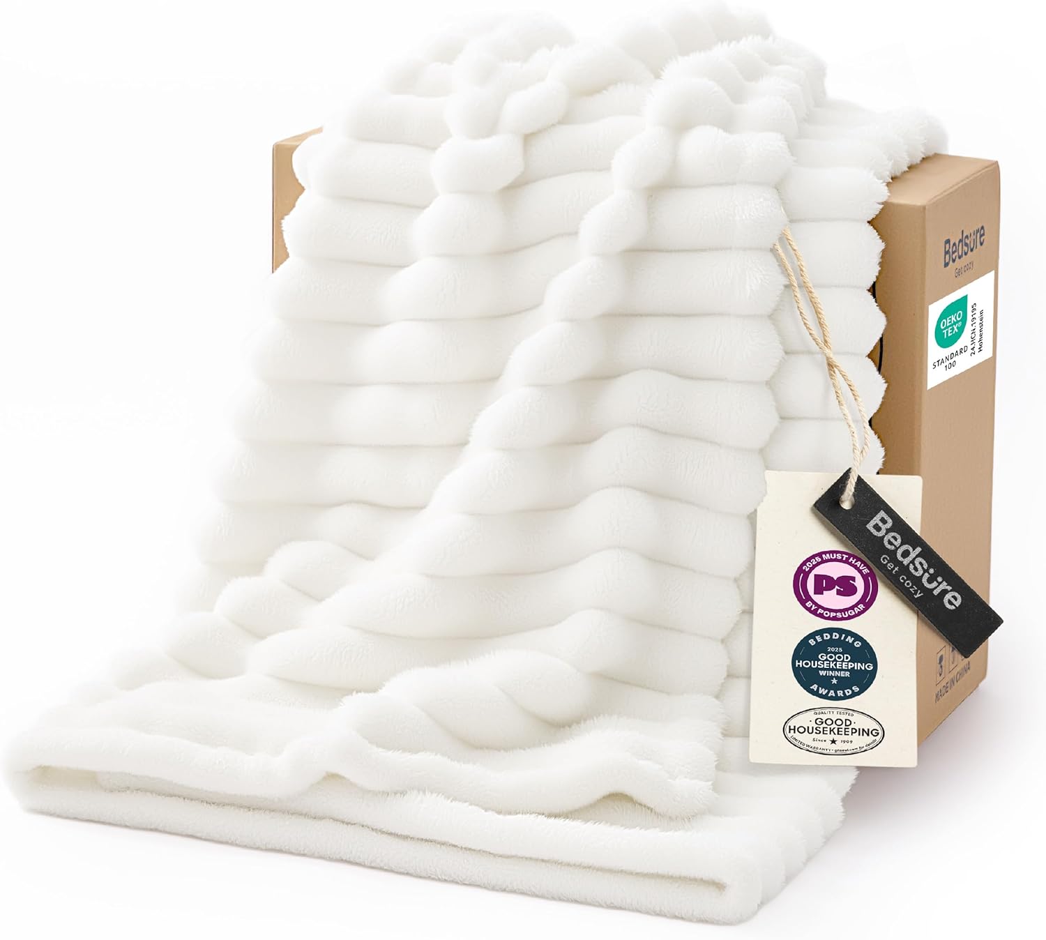 Bedsure GentleSoft White Throw Only $13.48 (Reg. $18) at Amazon