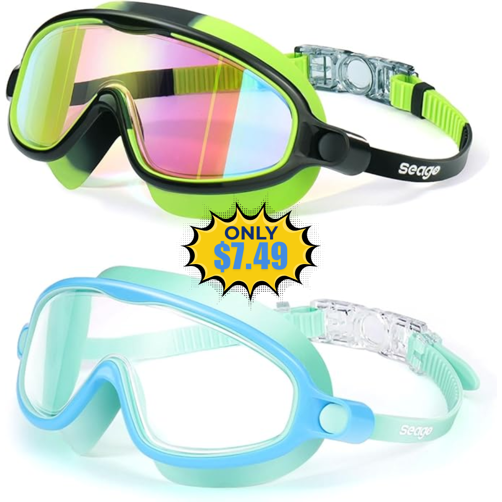 Seago Swim Goggles 2 Pack Deal: Save 25%