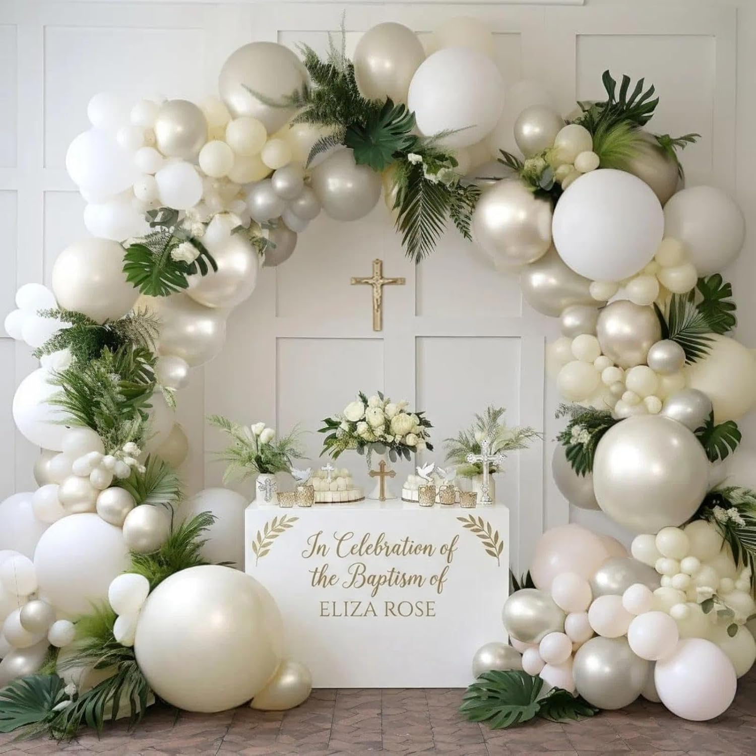 White Balloon Arch Kit Double Only $21.65 (Reg. $22.79) at Amazon