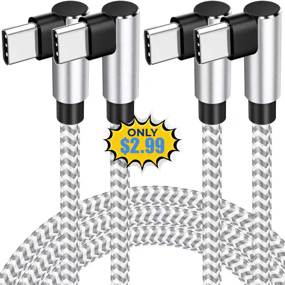 10ft USB C to USB C Cable 2Pack Deal: Save 23%