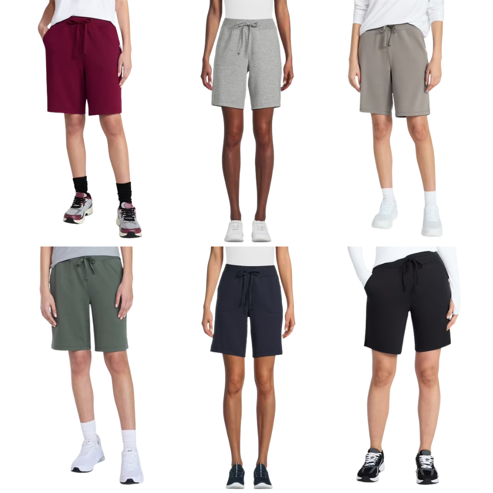 Athletic Works Women’s Bermuda Shorts Deal: Save 33% at Walmart