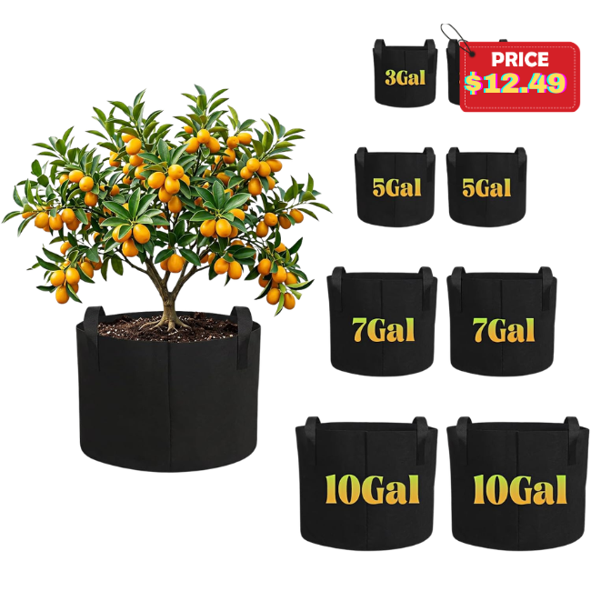 Black Grow Bags 8-Pack Deal: Save 50%