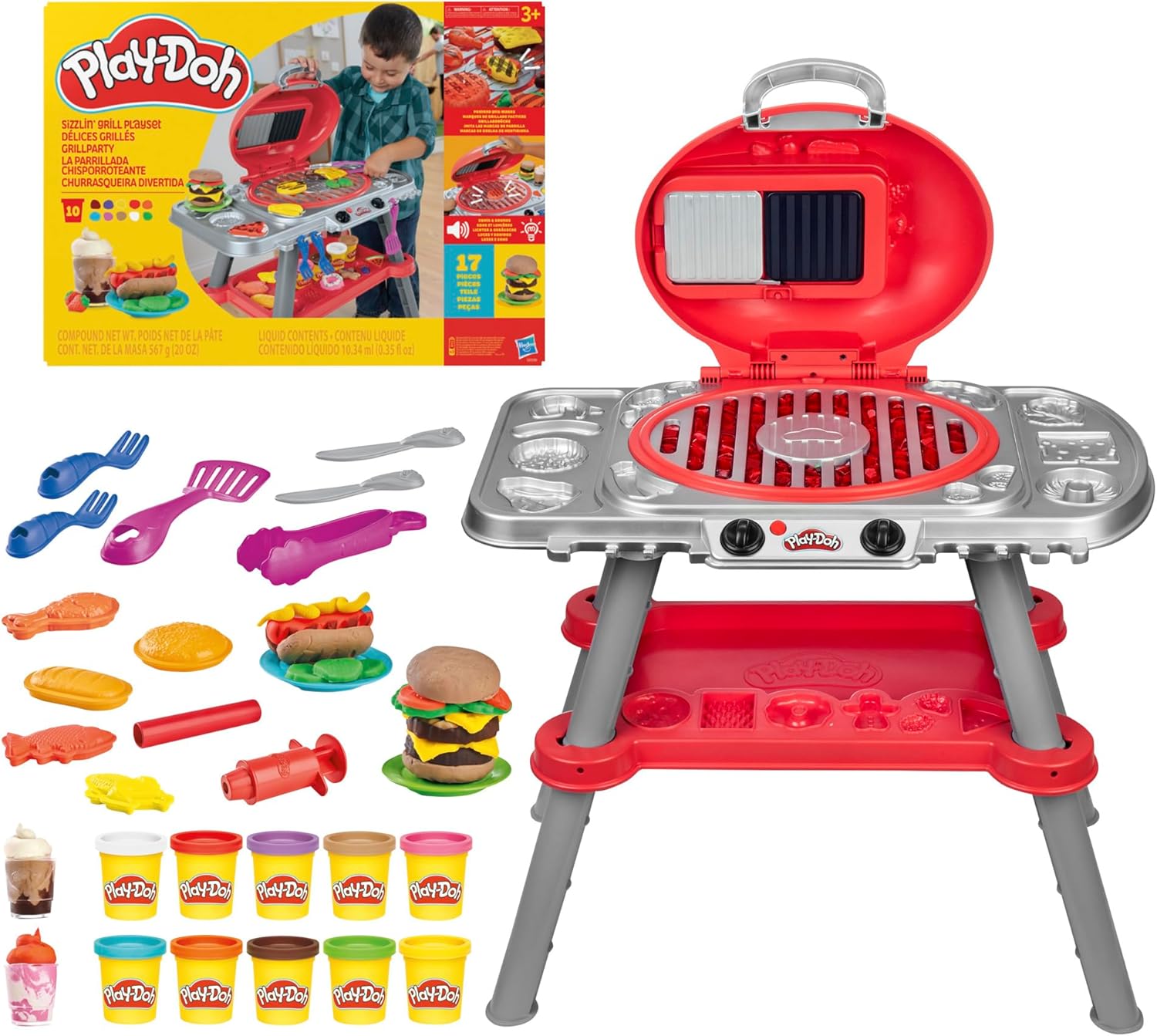 Play-Doh Sizzlin’ Grill Playset Only Only $30 (Reg. $65) at Amazon
