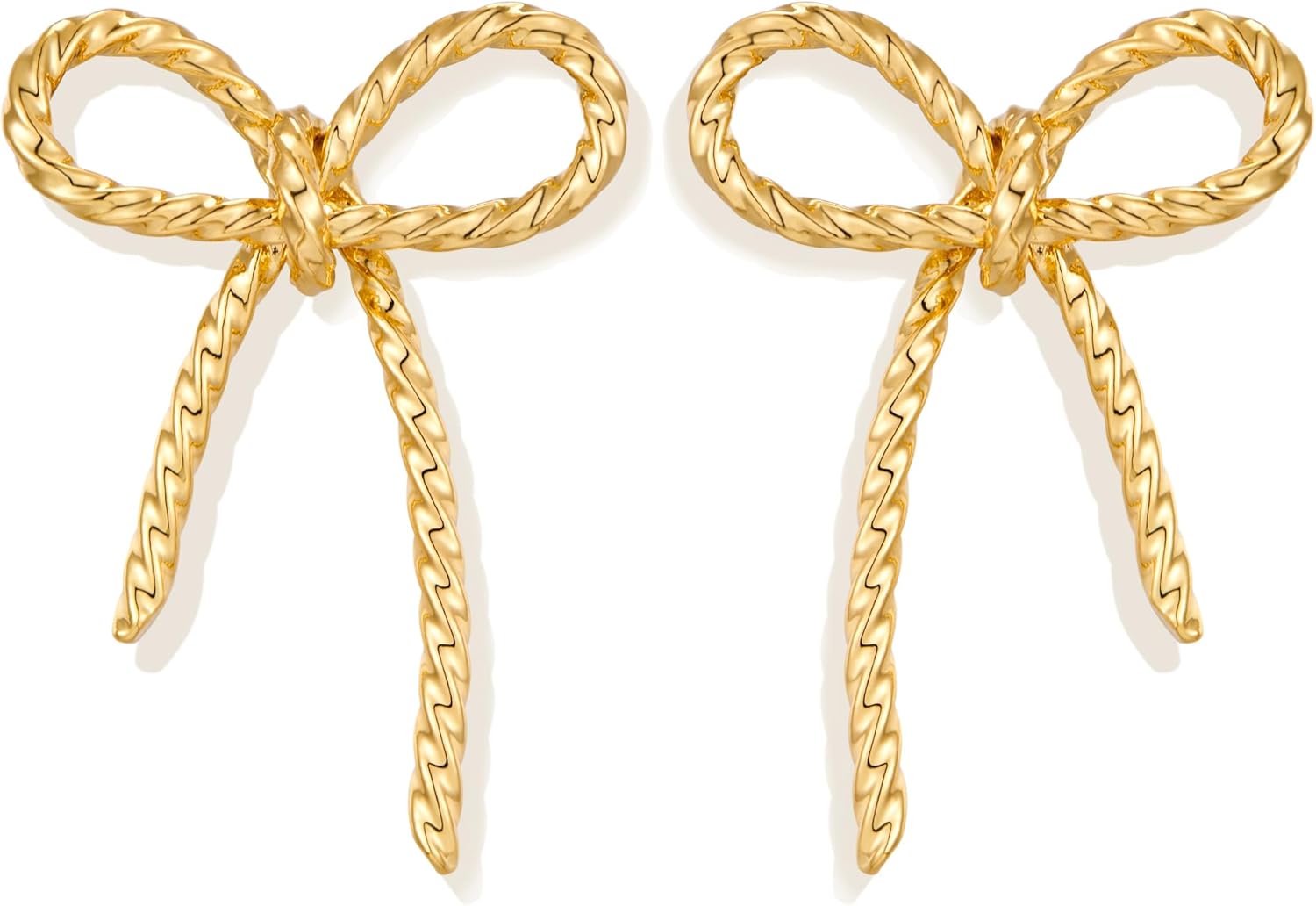 Gold Bow Stud Earrings – Just Only $6.99 at Amazon