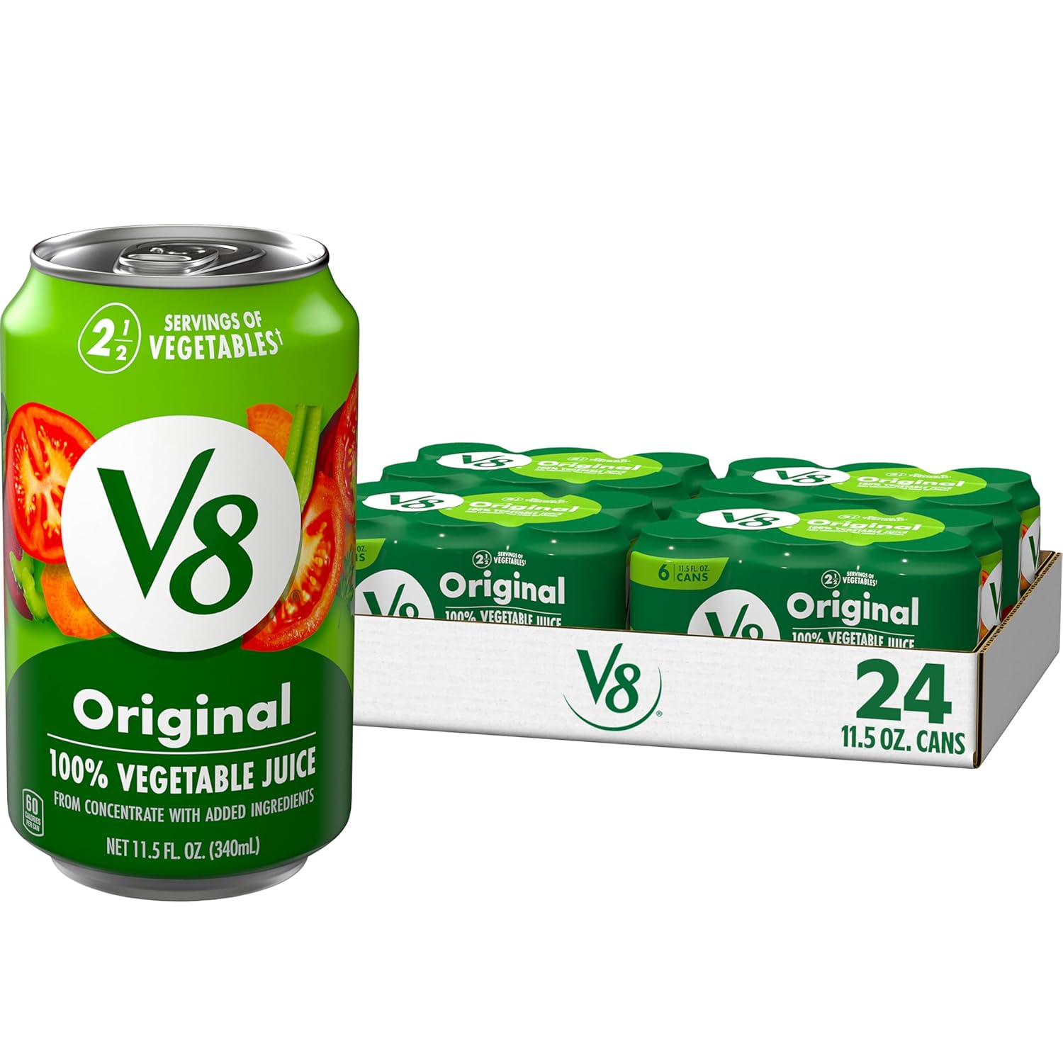 V8 Original 100% Vegetable Only $13.48 (Reg. $13.48) at Amazon