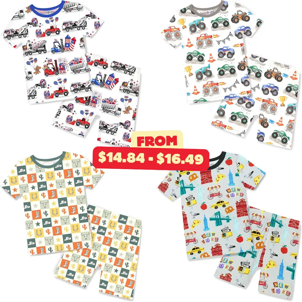 babee Reshinee Bamboo Viscose Kids Pajamas Deal