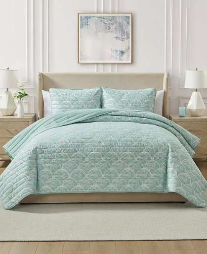 Macy's Home Pick: Seventh Studio Waves Coastal 3-Piece Quilt deal at Macy's
