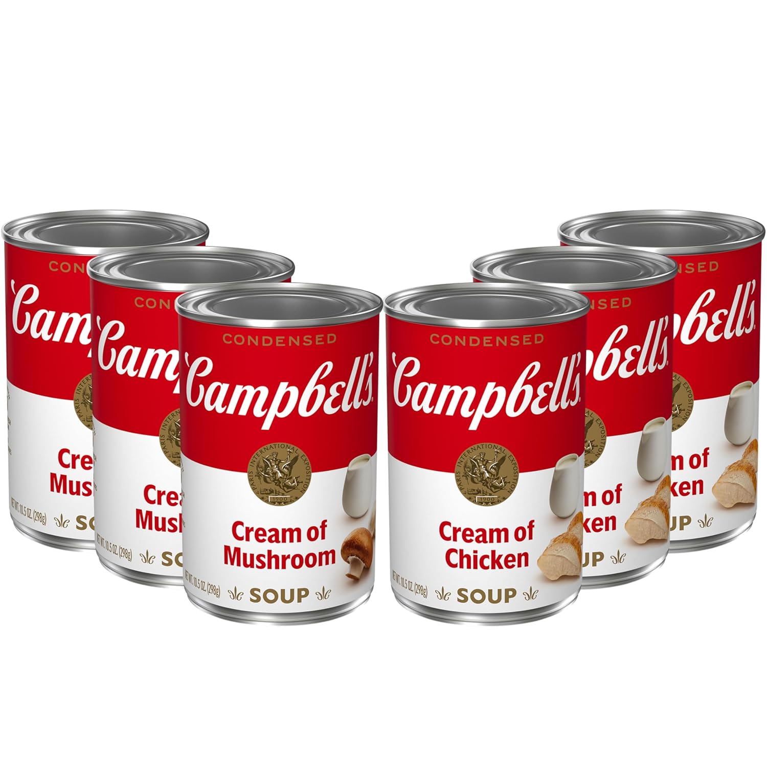 Campbell’s Cream of Mushroom & Cream of Chicken Variety 6-Pa deal at Amazon