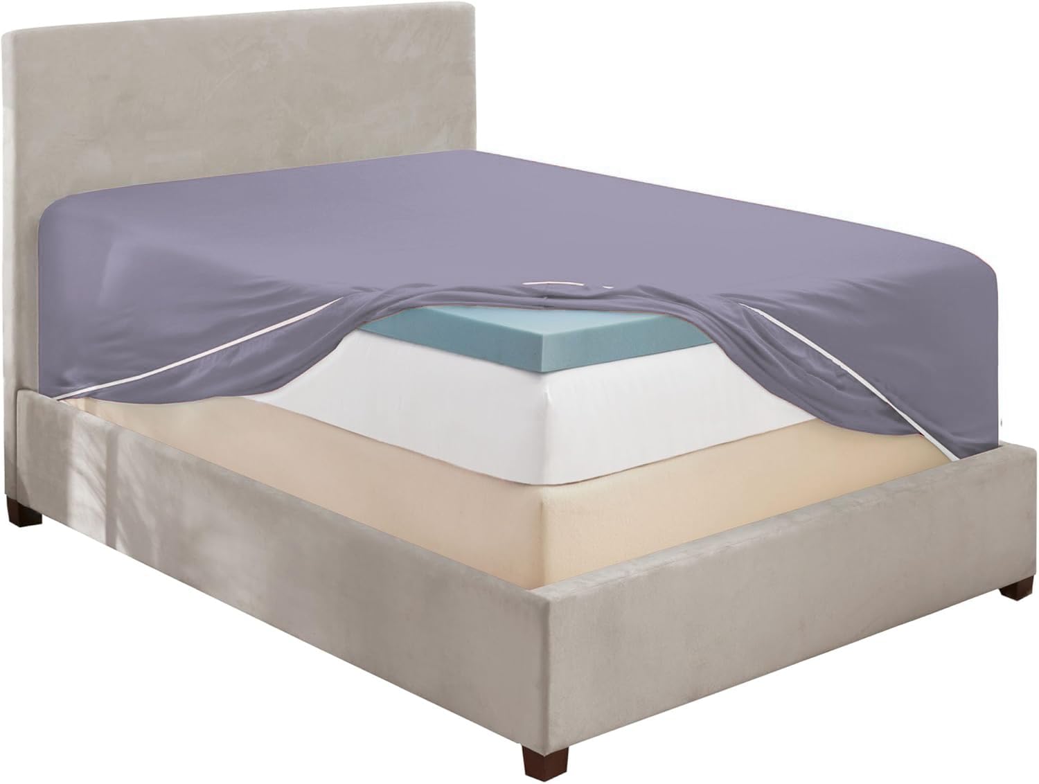 Hearth & Harbor Extra Deep Pocket Twin Fitted Sheet ONLY deal at Amazon