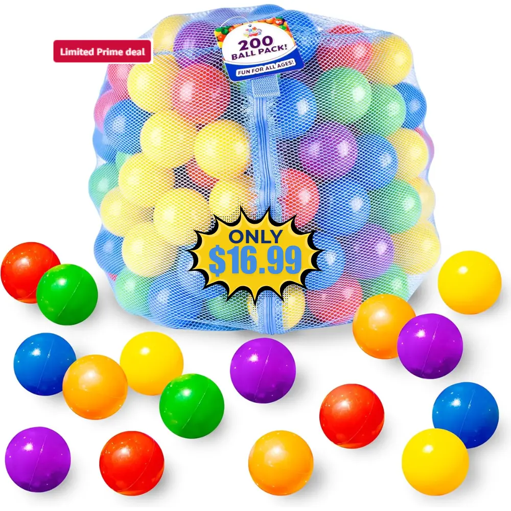 200 Premium Crush-Resistant Play Balls Deal: Save 47%