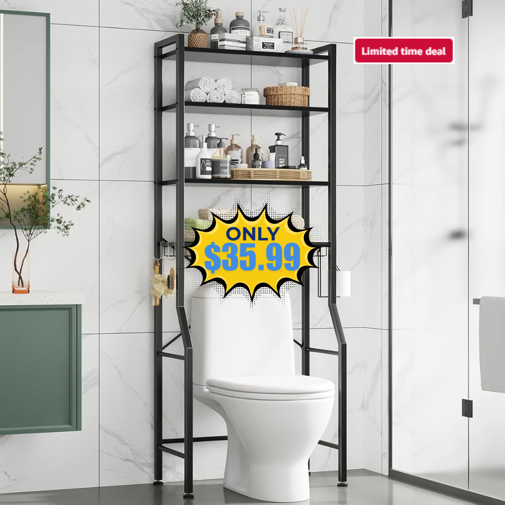 DUMOS Over-The-Toilet Storage Rack Deal: Save 40%