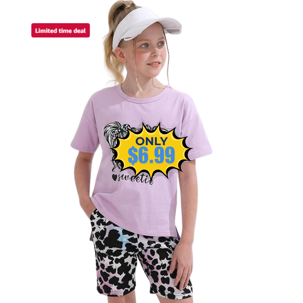 Mksodopy Girls Summer Clothes Deal: Save 30%