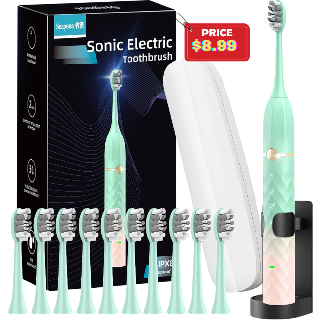 Sonic Electric Toothbrush Sale: Save 50%
