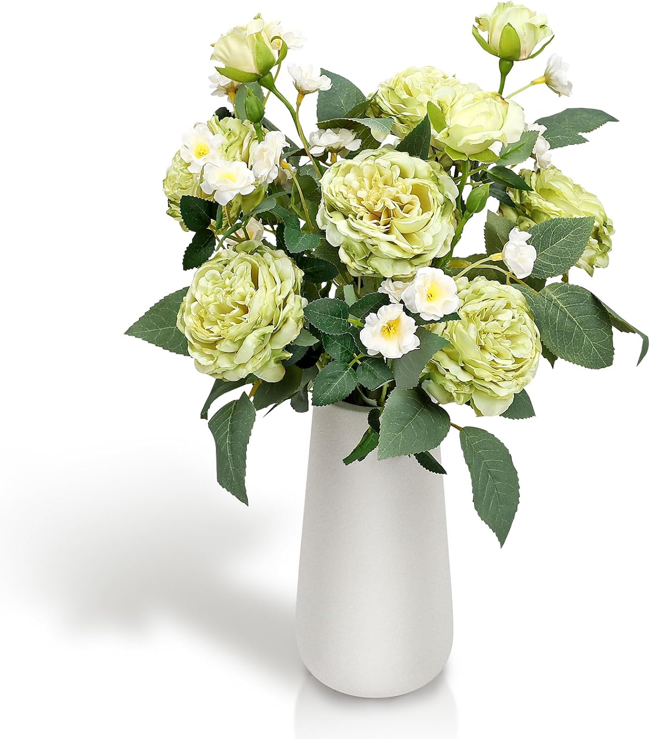 Tobilu Fake Flowers in Vase, 16 Inch Silk Only $21.79 at Amazon