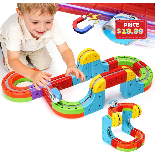 Magnetic Train Set Deal: Save 50%
