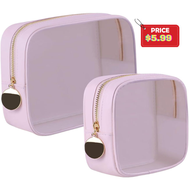 Clear Makeup Bag Set Deal: Save 50%