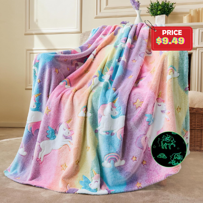 Glow in The Dark Blanket Sale: Save 50%